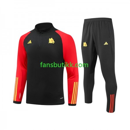 AS Roma Svart Trenings Collegegenser Set 2023-2024